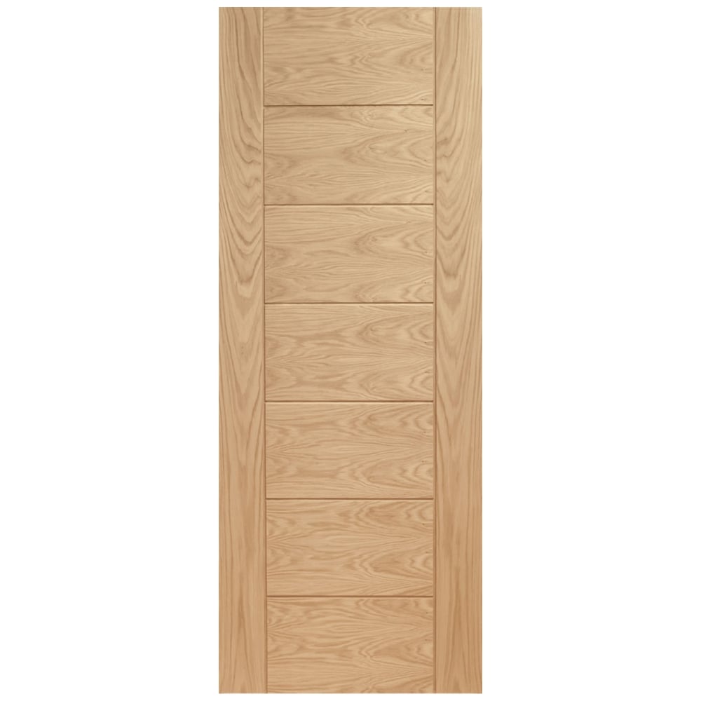 Xl Joinery Internal Oak Palermo 7 Panel Fd30 Fire Door