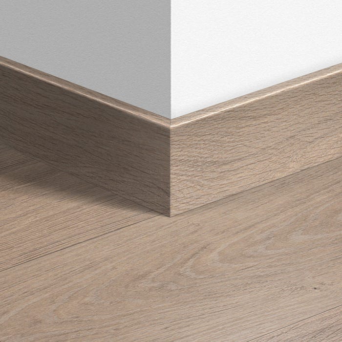 Quick Step Bleached White Oak Parquet Skirting 14 X 77 X 2400mm