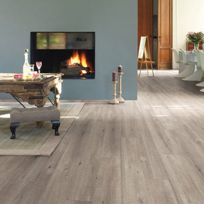 Quick Step Impressive IM1858 Saw Cut Oak Grey Laminate Flooring