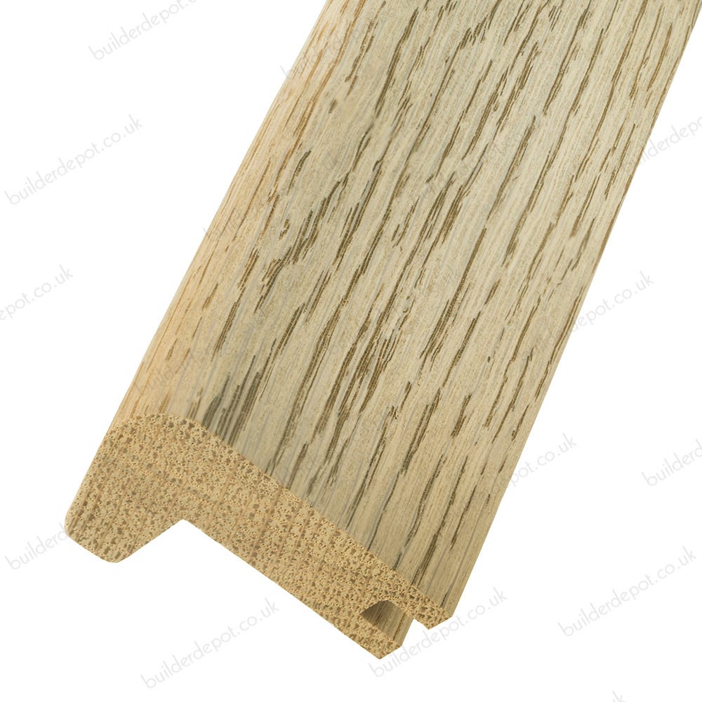 Solid Oak Stair Nosing 14mm Floors Smoked 0.9m