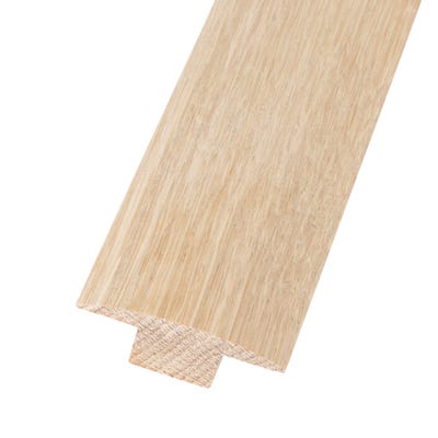 Solid Oak T-Bar 15mm Floors Unfinished 0.9m