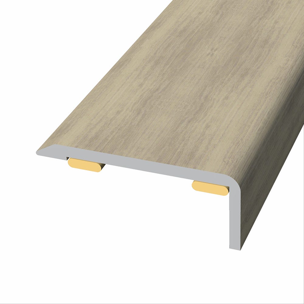 Laminate Stickdown Threshold End Section Sherwood Oak 2 7m