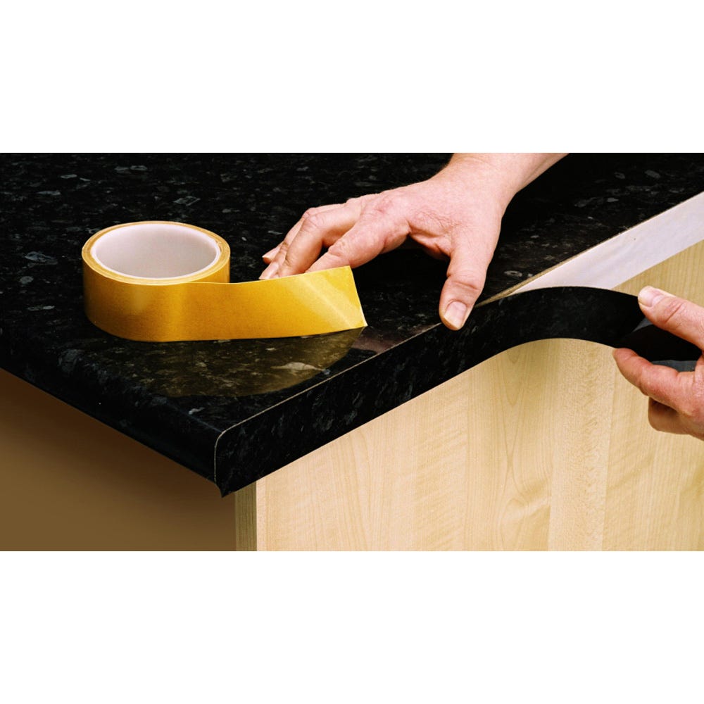 Unika 40mm x 5000mm Double Sided Worktop Tape For Laminate Edge Strip