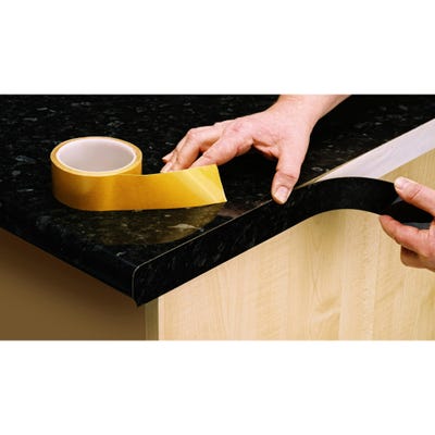 Unika 40mm x 5m Double Sided Adhesive Worktop Edging Tape