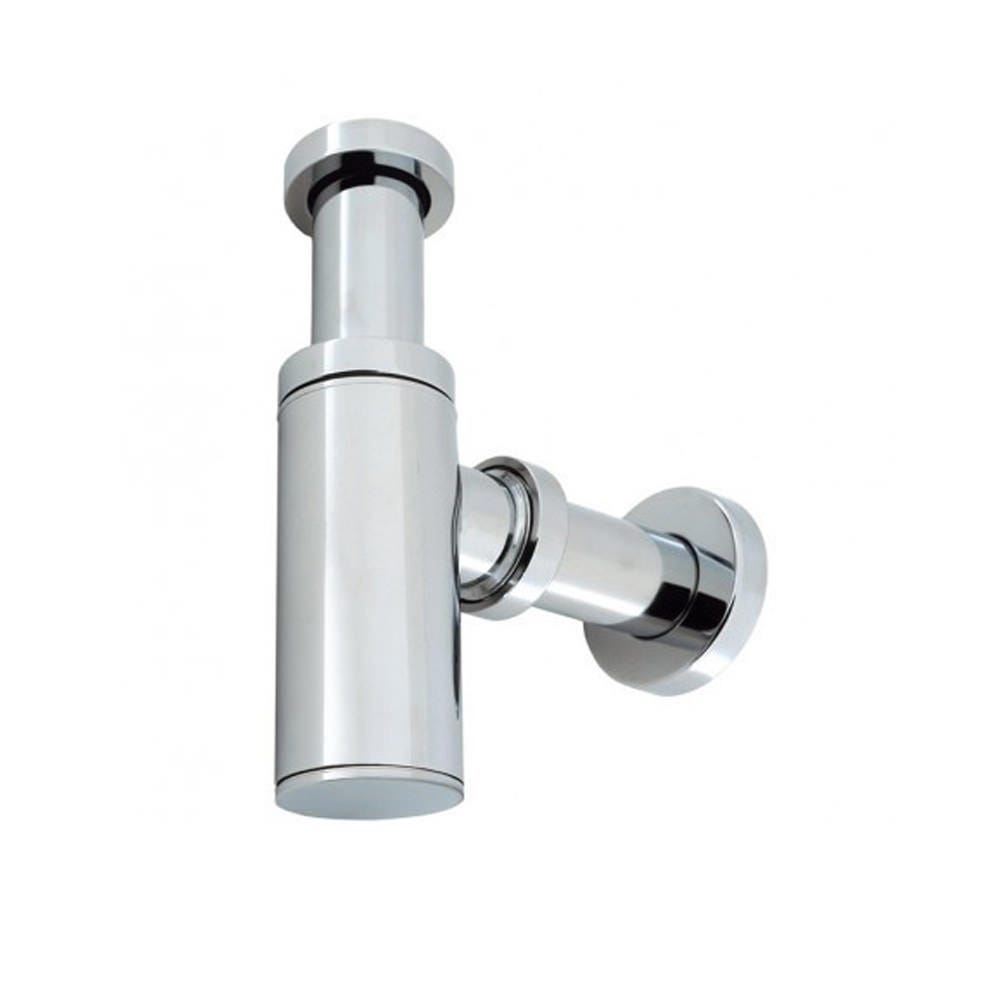 Crosswater Millennium Tall Basin Bottle Trap 400mm Pipe Chrome