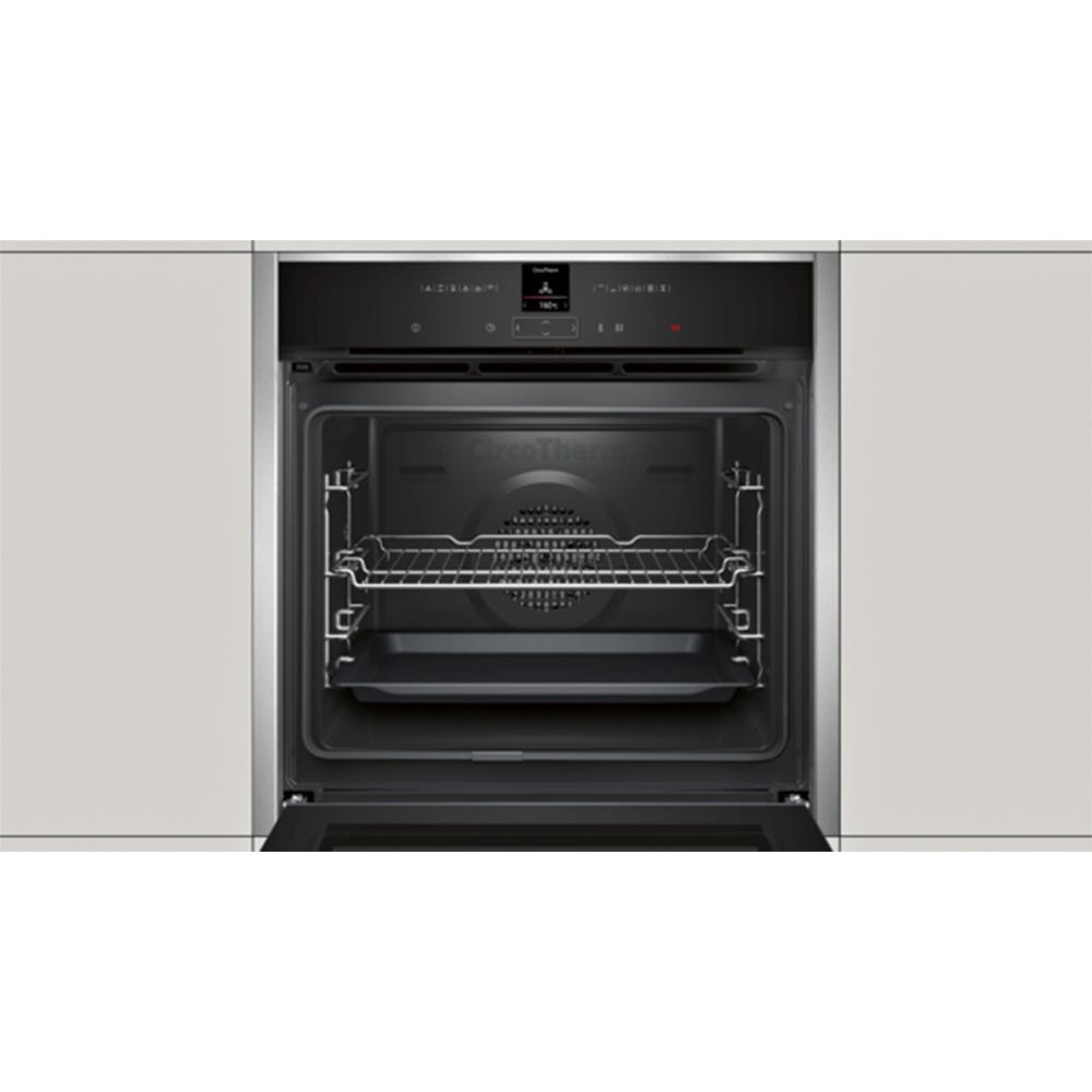 Neff B27CR22N1B N70 BuiltIn Single Pyrolytic Oven Stainless Steel
