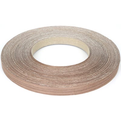 22mm Walnut Iron On Edging Tape 50m