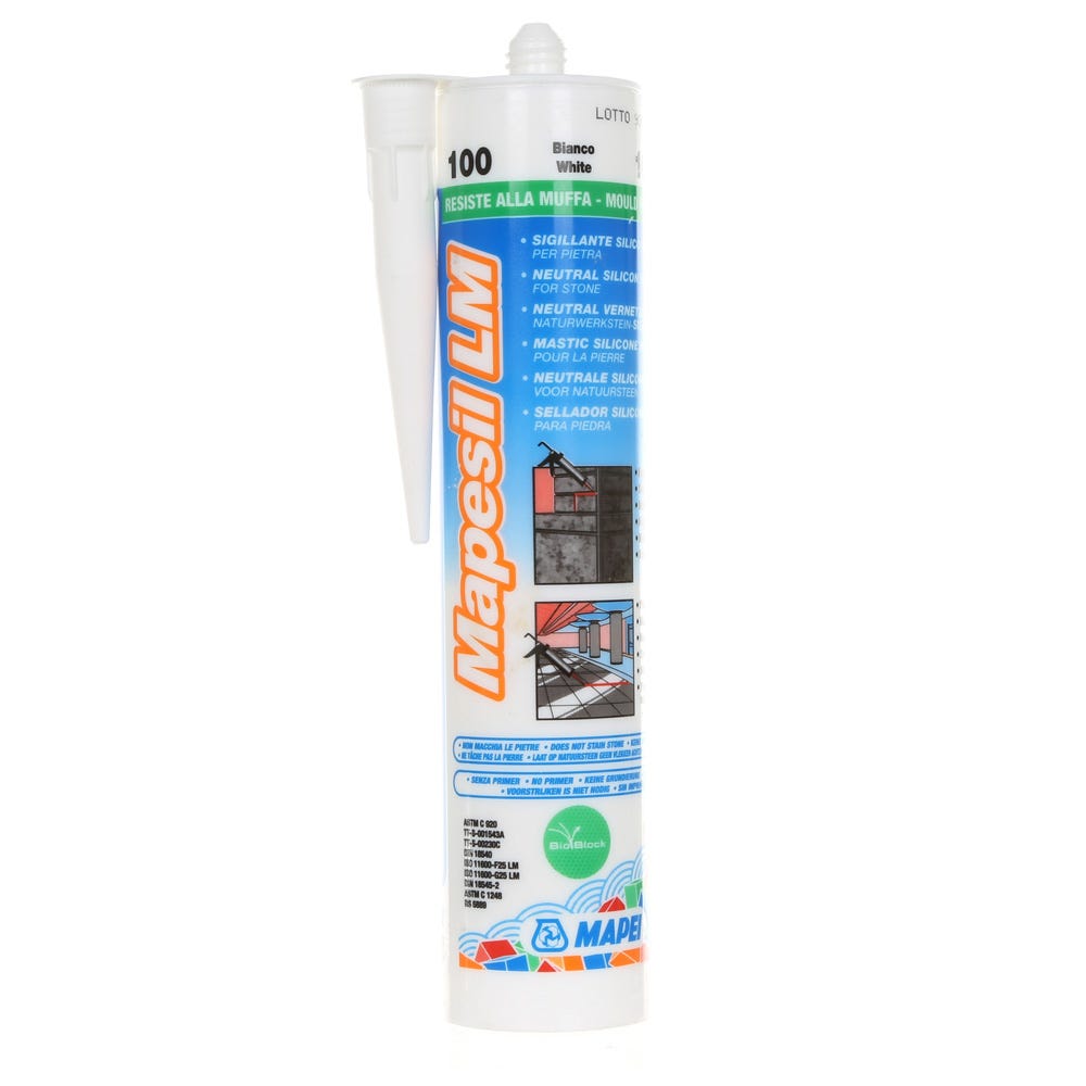 Mapei Mapesil LM White (100) Low Modulus Silicone Sealant 310ml