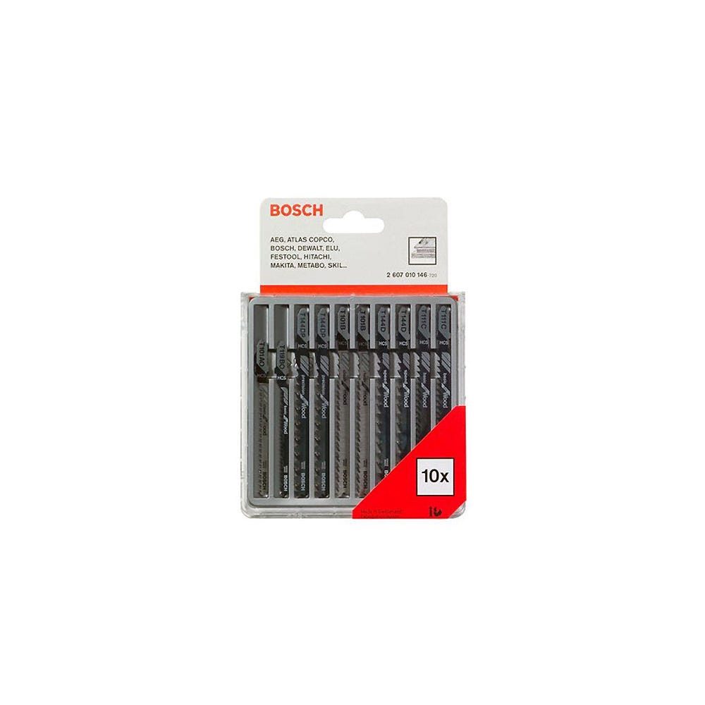 Bosch Jigsaw Blades Set For Wood Pack of 10