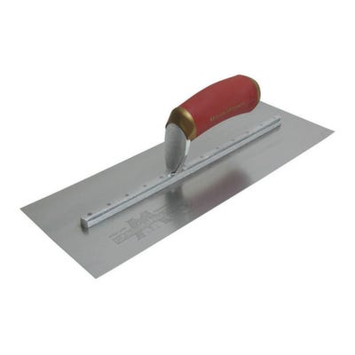 Marshalltown 18'' x 5'' Stainless Steel Trowel & Durasoft Handle