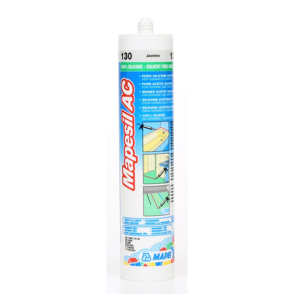 Mapei Mapesil AC Jasmine (130) Silicone Sealant 310ml