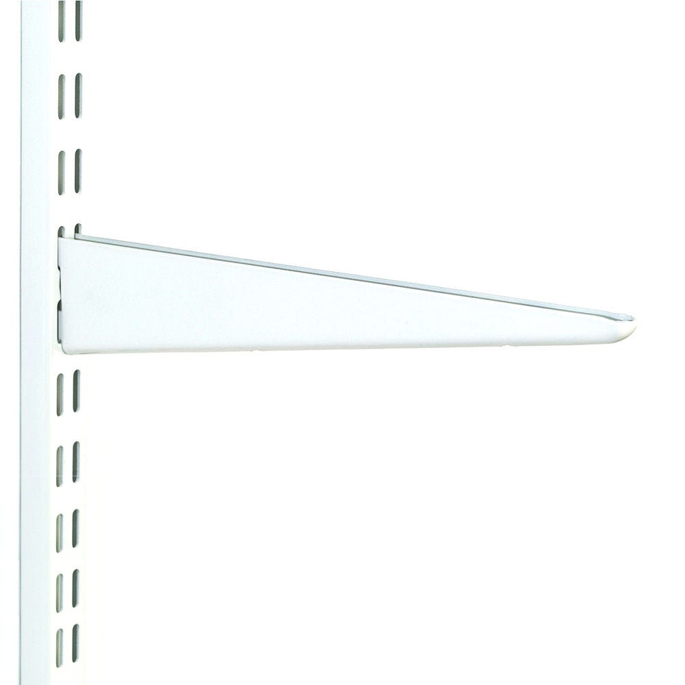Twin Slot Shelf Bracket 320mm White