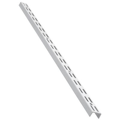 Twin Slot Shelf Upright 710mm White