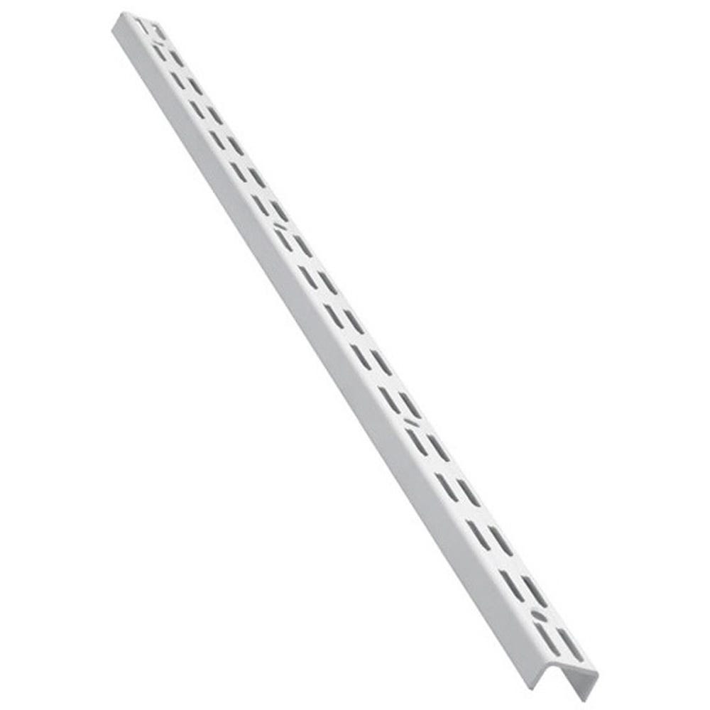 Twin Slot Shelf Upright 1980mm White