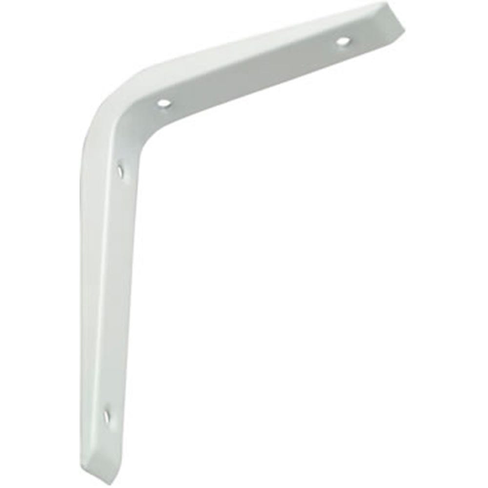 white shelf with brackets white shelf with brackets