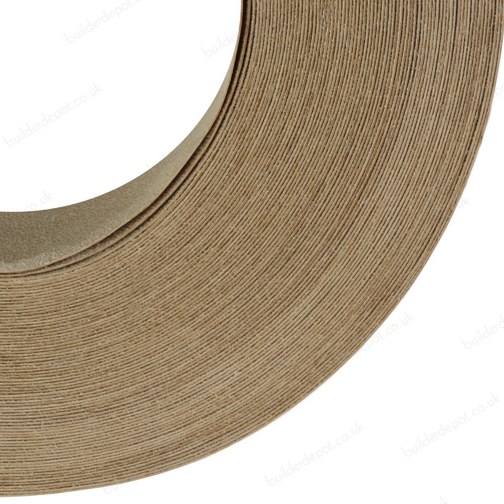 50mm American White Oak Iron On Edging Tape 50m