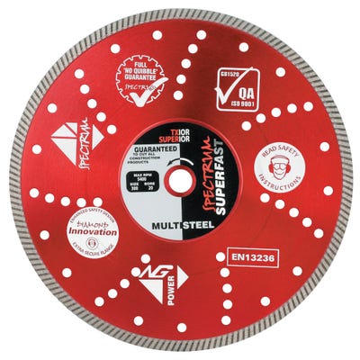 OX Spectrum Superior Turbo Diamond Blade 300/20mm