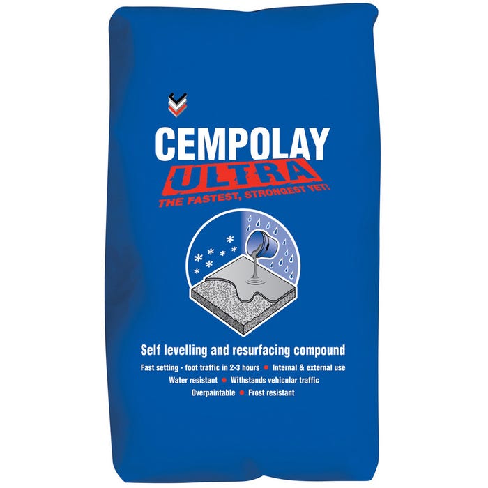 Bostik Cempolay Ultra Strong Self Levelling & Resurfacing Compound 25kg Bostik Cempolay Ultra Strong Self Levelling & Resurfacing Compound 25kg