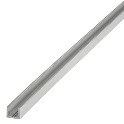 Anodised Aluminium U-Profile 8mm x 10mm x 1m