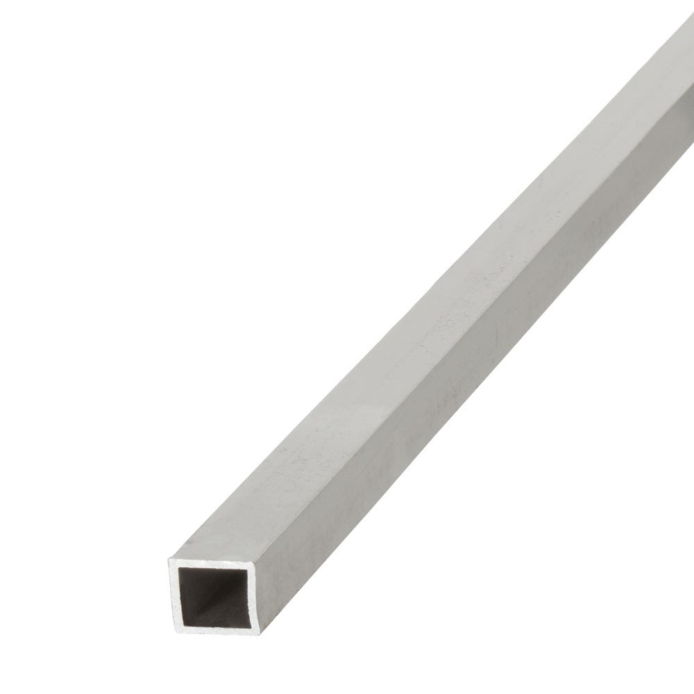 Anodised Aluminium Square Tube 25mm x 25mm x 1m