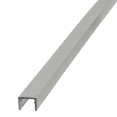 Anodised Aluminium U-Profile 8mm x 8mm x 10mm x 2m