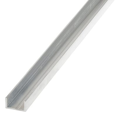 Aluminium Rectangular U 11.5mm x 19.5mm x 1m