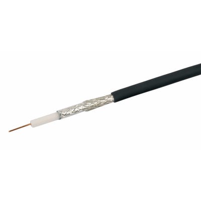 Coaxial Cable RG6 Black 100m Drum