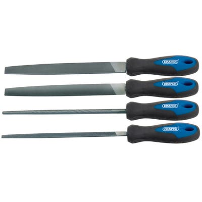Draper 4 Piece Soft Grip File Set 44962
