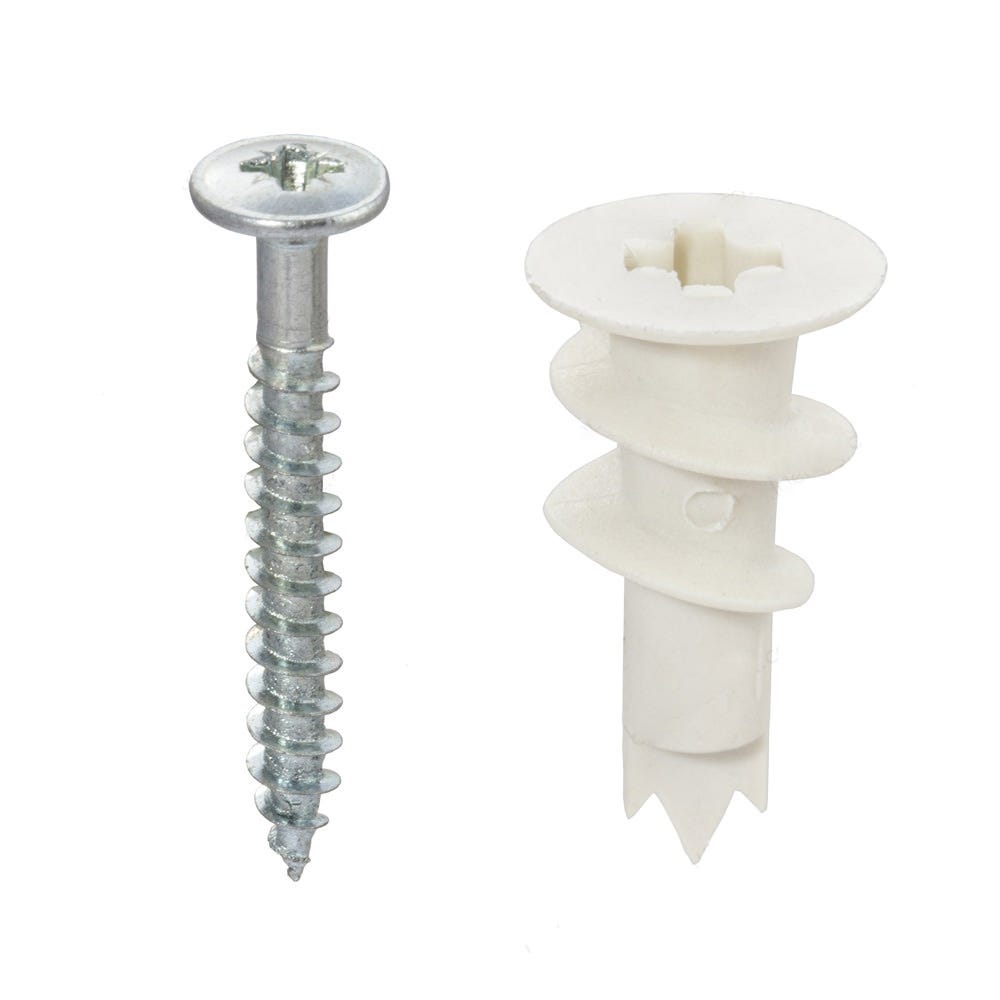 Fischer Self-Drill Nylon Plasterboard Fixings Pack of 25