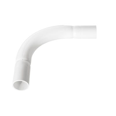 Conduit Long Radius Bend White 25mm