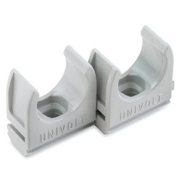 Conduit Clips White 25mm