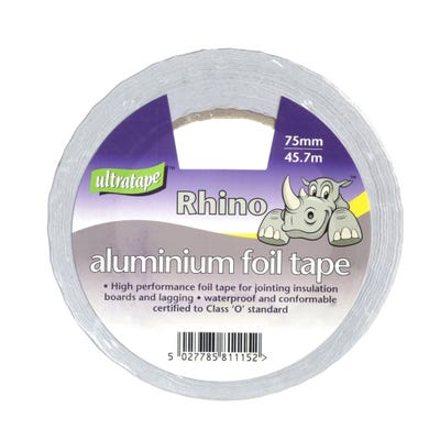 Ultratape Aluminium Foil Tape 75mm x 45.7m