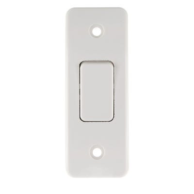 MK 10A 1 Gang 2 Way Architrave Switch K4841WHI