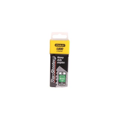 Stanley 14mm Heavy-Duty Staples Pack of 1000 STA1TRA709T