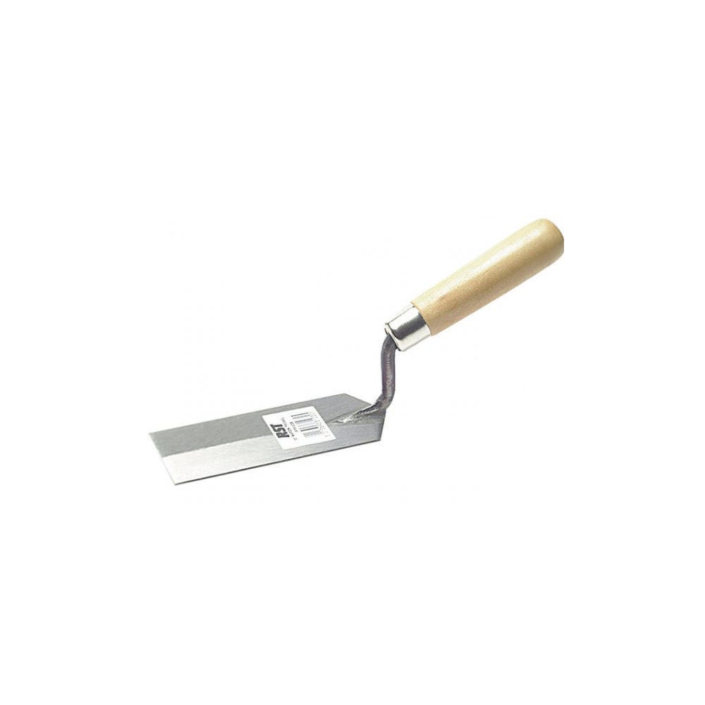 R.S.T. 5'' x 2'' Margin Trowel with Wooden Handle RTR103B