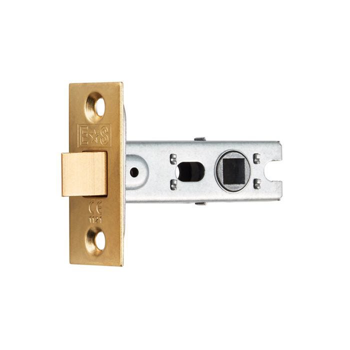 Eurospec 76mm Tubular Mortice Latch Electro Brassed
