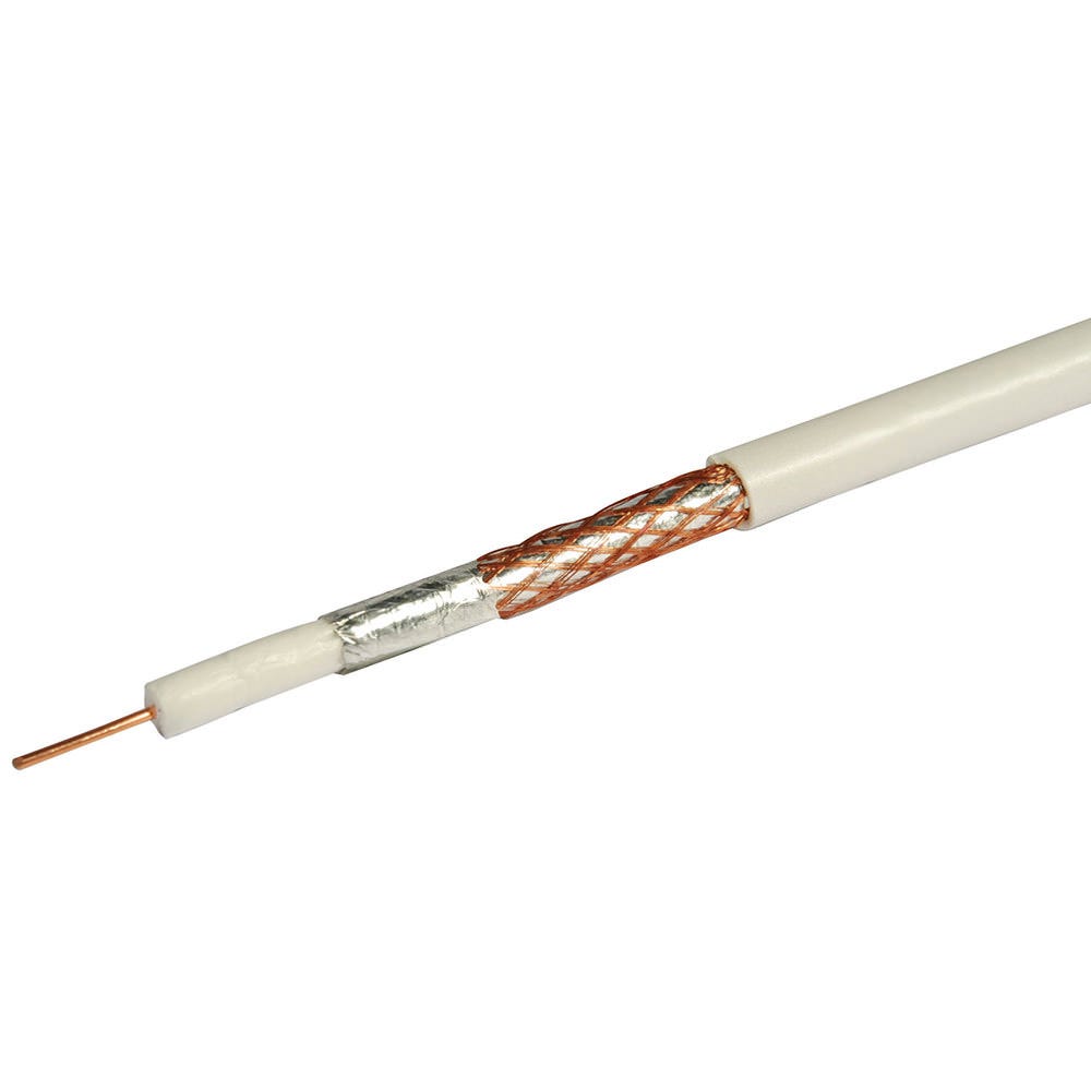 Coaxial Cable RG6 White 250m Drum