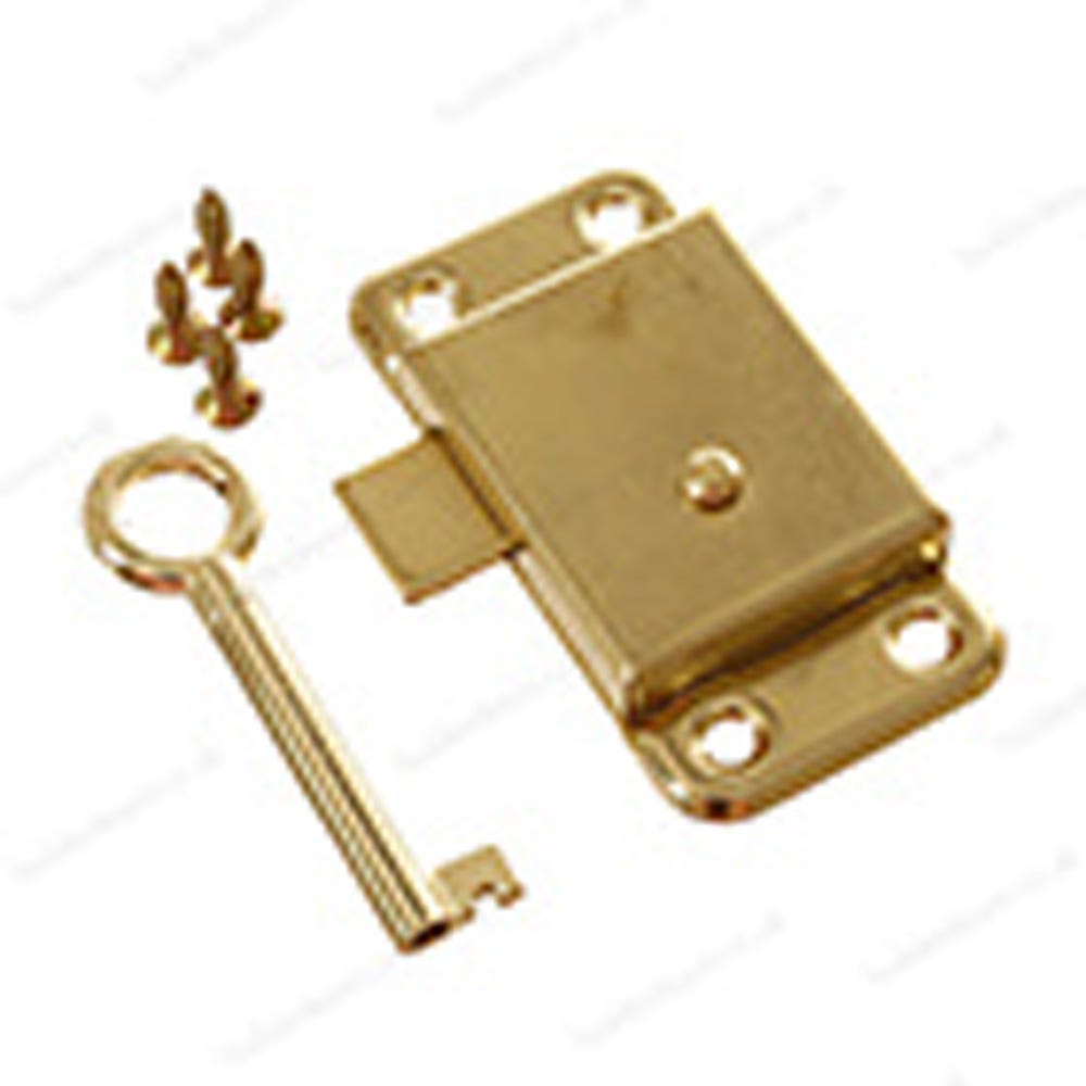 Wardrobe Or Cupboard Lock Key 63mm Brass