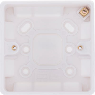 BG 1 Gang 32mm Surface Pattress Box 891-01