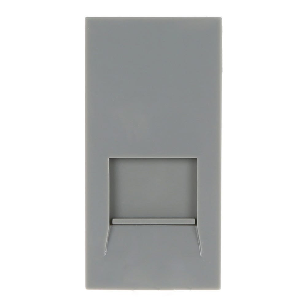 BG Euro Module Screw Terminal Slave Telephone Socket Grey EMBTSSG