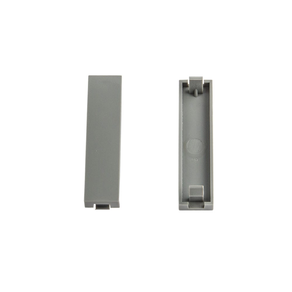 BG Euro Module Half Blank (Pack of 2) Grey EMBLKG-01