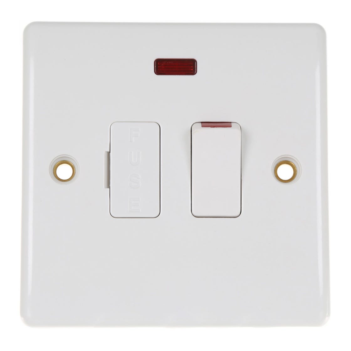 BG 13A Flex Output Neon Switched Fused Spur Unit White 853