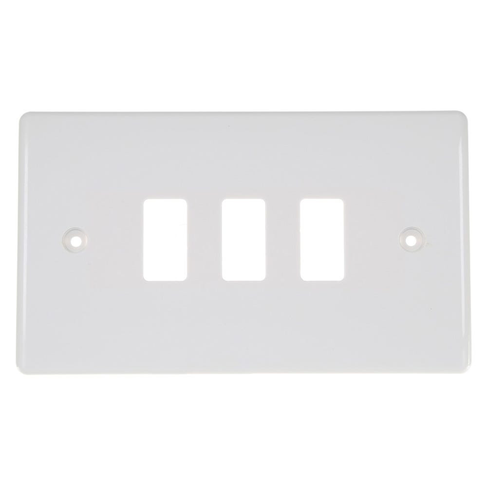 BG Grid 3 Gang Grid Front Plate R83-01