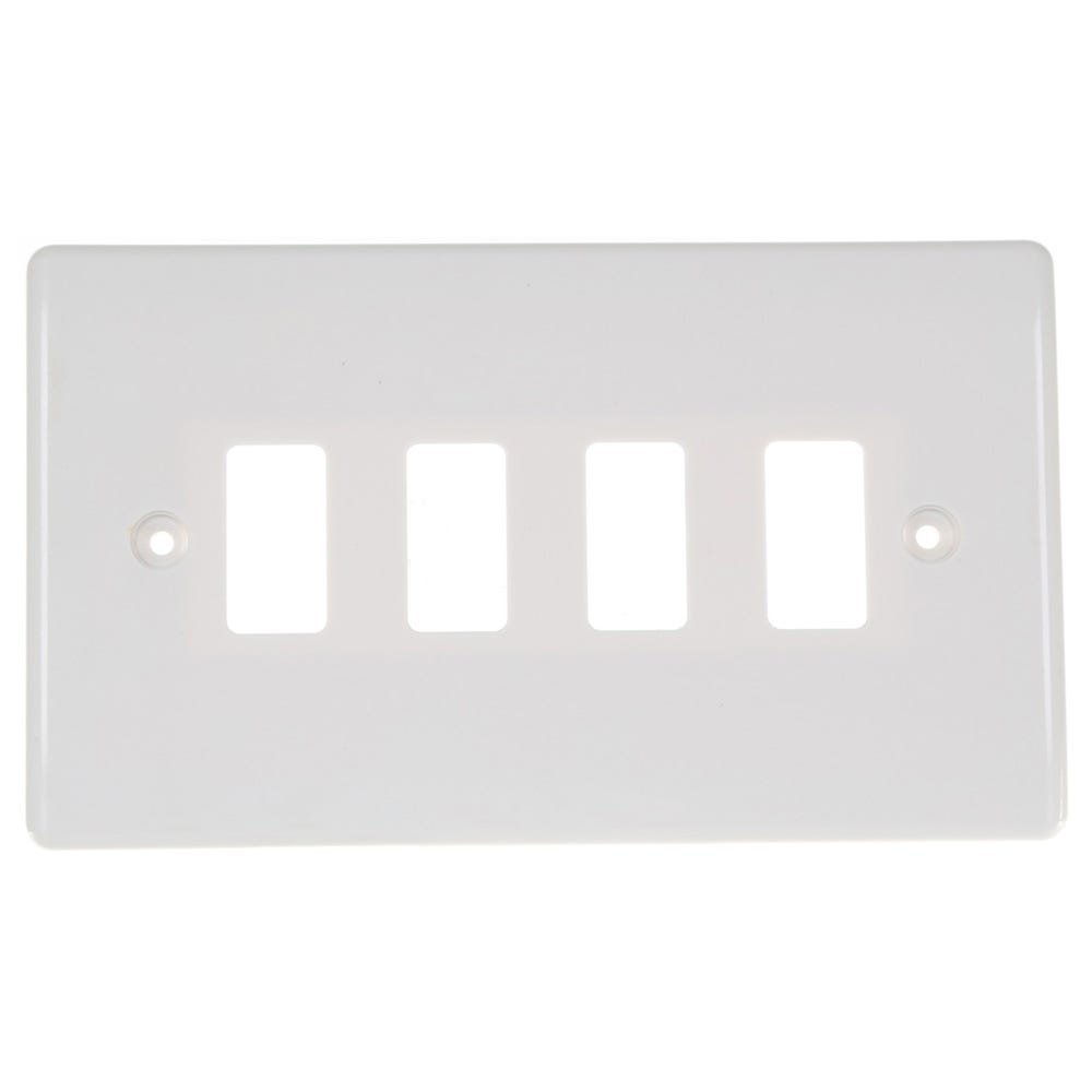 BG Grid 4 Gang Grid Front Plate R84-01