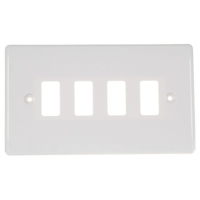 BG Grid 4 Gang Grid Front Plate R84-01