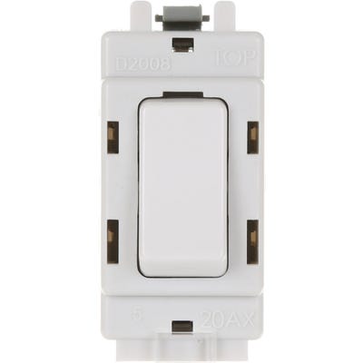 BG Grid 20A 2 Way SP Centre Off Module R12C