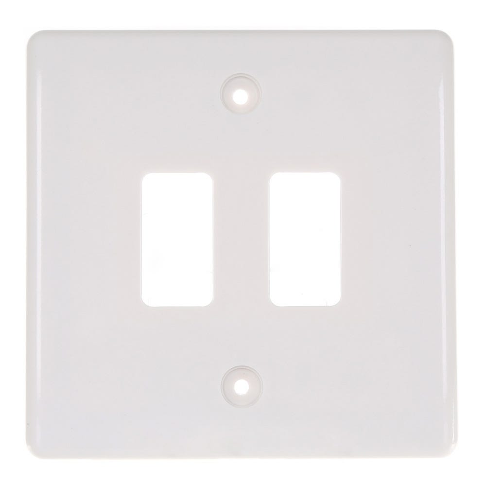 BG Grid 2 Gang Grid Front Plate R82-01