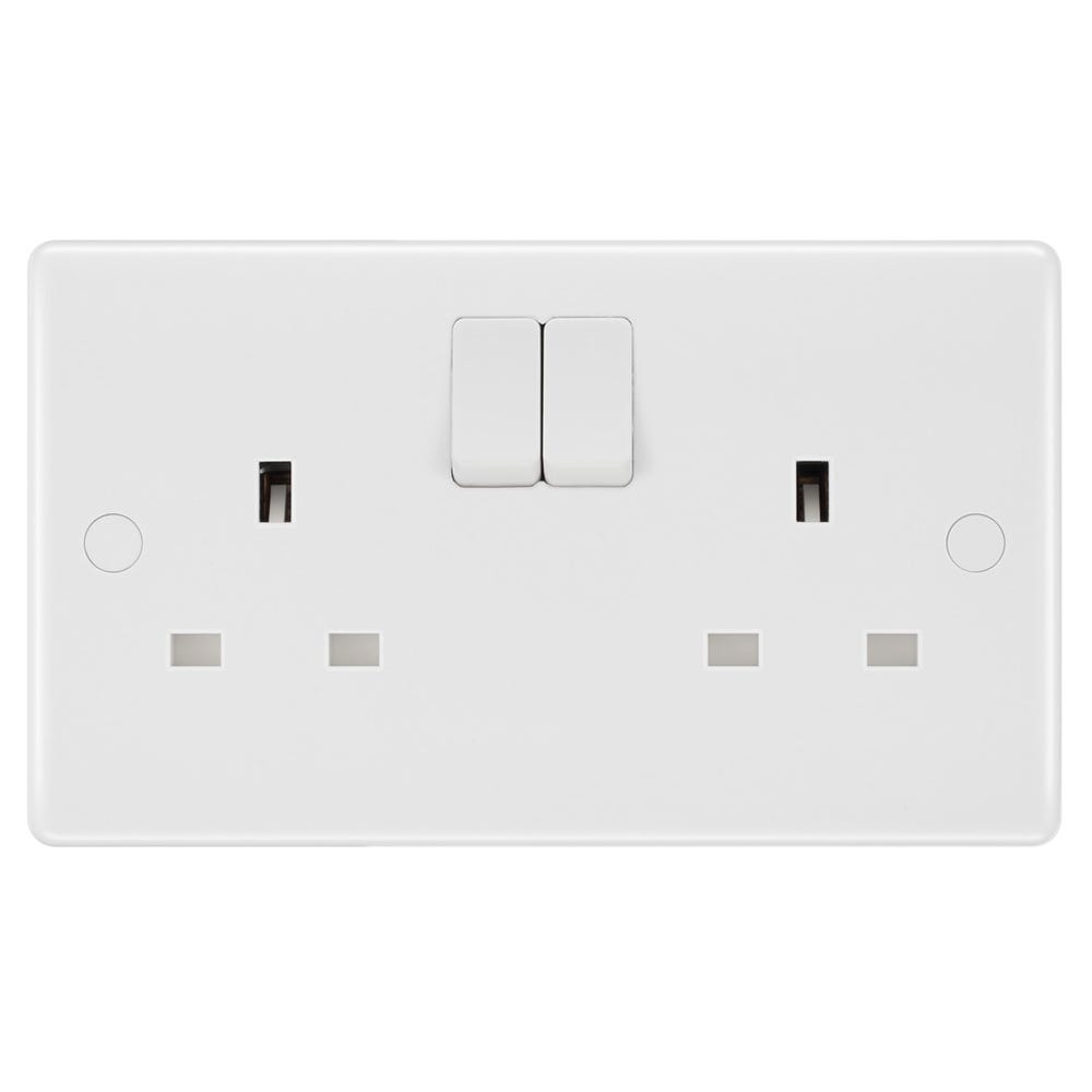 BG 13A 2 Gang Double Pole Switched Socket 822DP