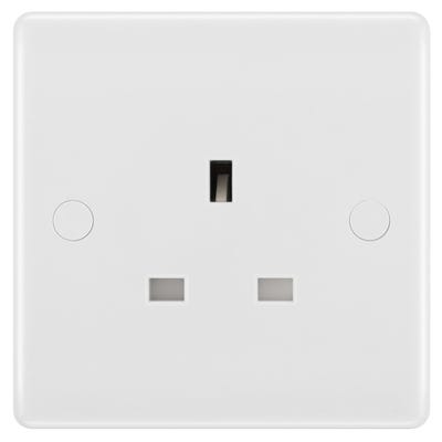 BG 13A 1 Gang Unswitched Socket 823-01