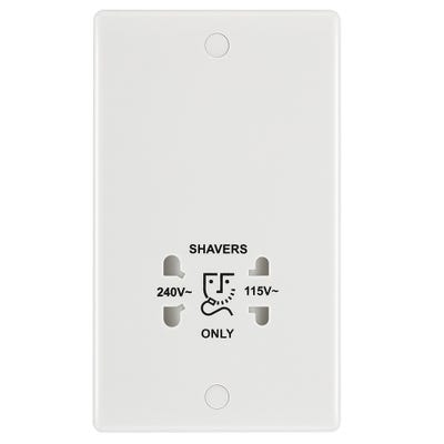 BG Nexus 115/230V Dual Voltage Shaver Socket 820-01